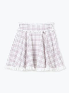 NOEMIE(ノエミー) |チェックフリルジャージスカパン