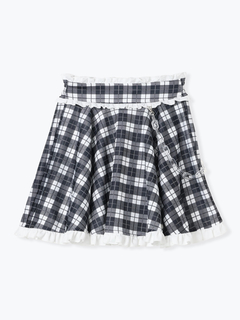 NOEMIE(ノエミー) |チェックフリルジャージスカパン
