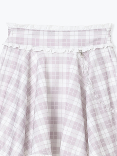 NOEMIE(ノエミー) |チェックフリルジャージスカパン