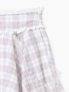 NOEMIE(ノエミー) |チェックフリルジャージスカパン