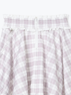 NOEMIE(ノエミー) |チェックフリルジャージスカパン