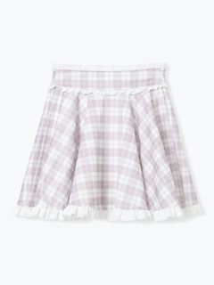 NOEMIE(ノエミー) |チェックフリルジャージスカパン