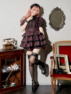 NOEMIE(ノエミー) |レースアップサスペンダーティアードセットアップ