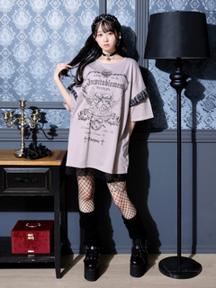 NOEMIE(ノエミー) |エンジェルダブルバックスピンドル裏毛Ｔシャツ