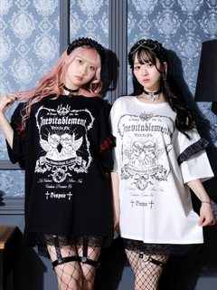 NOEMIE(ノエミー) |エンジェルダブルバックスピンドル裏毛Ｔシャツ