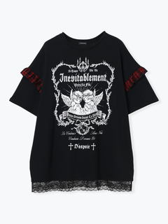 NOEMIE(ノエミー) |エンジェルダブルバックスピンドル裏毛Ｔシャツ