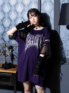 NOEMIE(ノエミー) |メッシュ切り替えユニセックス裏毛Ｔシャツ