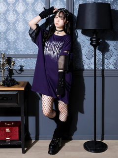 NOEMIE(ノエミー) |メッシュ切り替えユニセックス裏毛Ｔシャツ