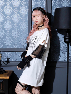 NOEMIE(ノエミー) |メッシュ切り替えユニセックス裏毛Ｔシャツ