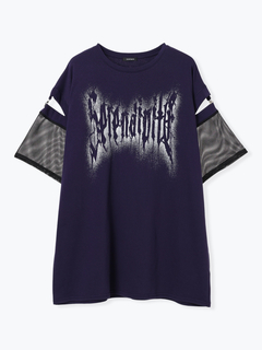 NOEMIE(ノエミー) |メッシュ切り替えユニセックス裏毛Ｔシャツ