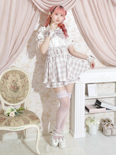 NOEMIE(ノエミー) |ビジューリボンハートチャームレースカフス