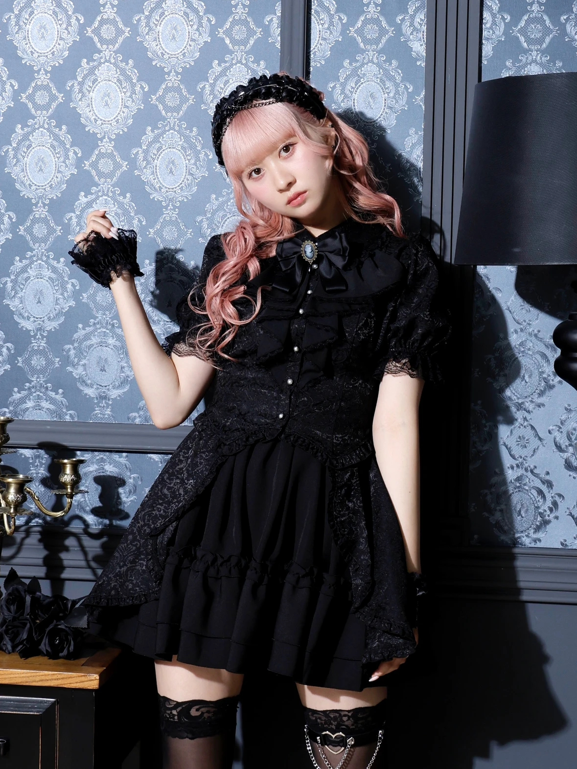 ノエミー NOEMIE レースアップチュールティアードセットアップ