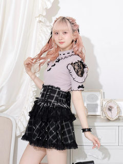 NOEMIE(ノエミー) |キラキラリボンオープンショルダープチハイカットソー
