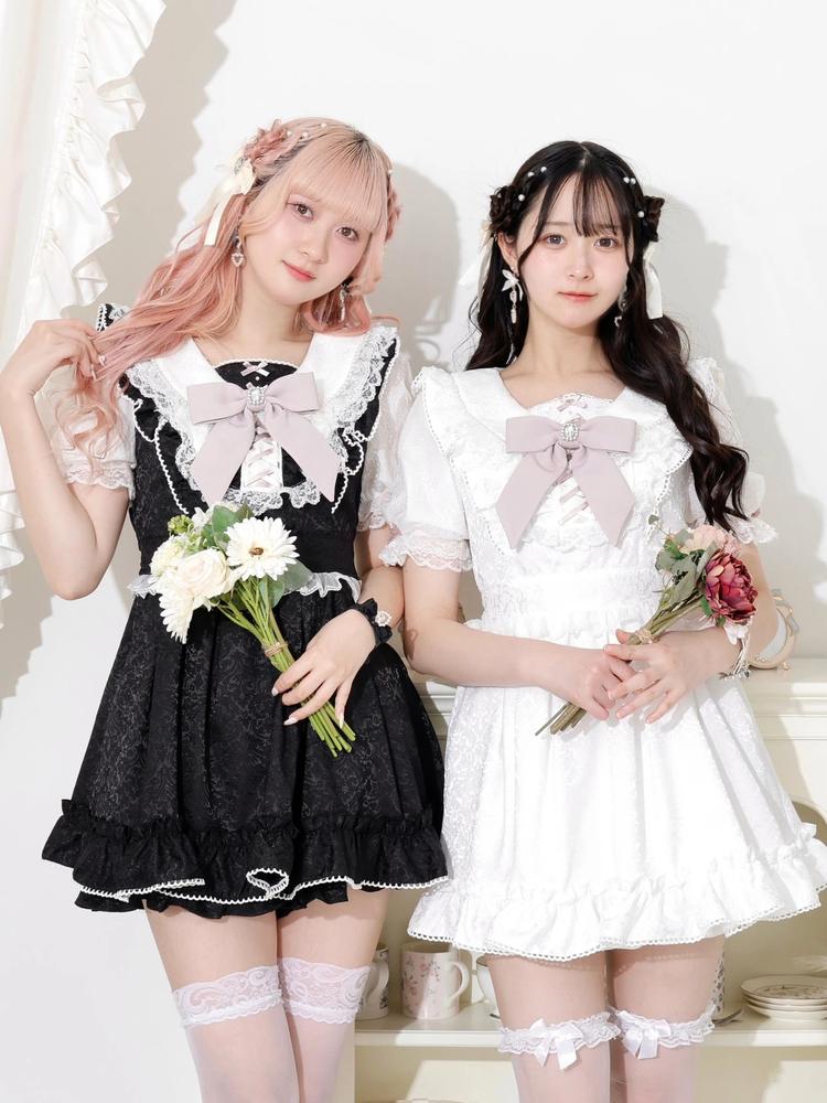 NOEMIE(ノエミー) |ラッフルフリルヨークジャガードセットアップ