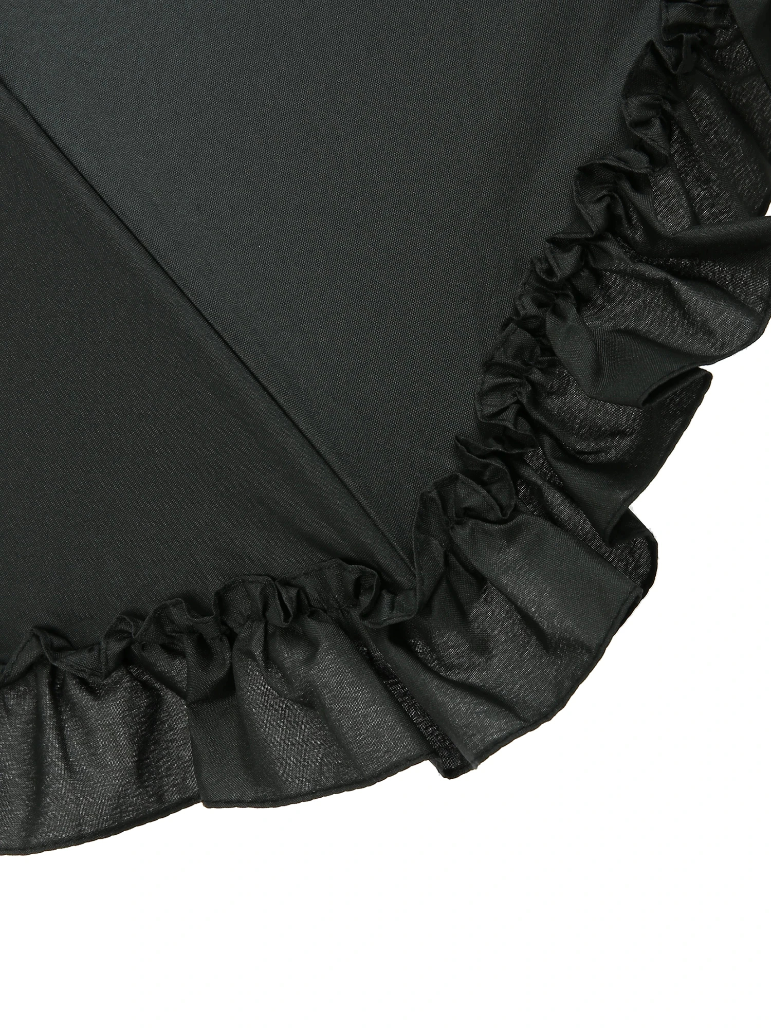 フリル折りたたみ日傘（グッズ｜黒・オフホワイト・ピンク）｜【公式