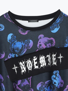 NOEMIE(ノエミー) |病みくまいっぱいユニセックス裏毛Tシャツ