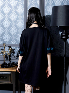 NOEMIE(ノエミー) |チェック切り替えユニセックス裏毛Tシャツ