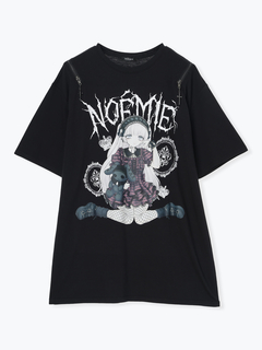 NOEMIE(ノエミー) |NOĒMIEおんなのこクロスチャーム肩ジップTシャツ