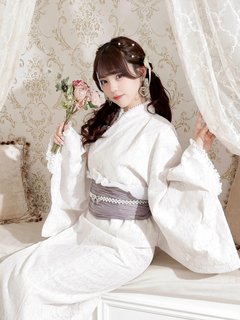 NOEMIE(ノエミー) |お嬢さん総レースフリルセパレート浴衣