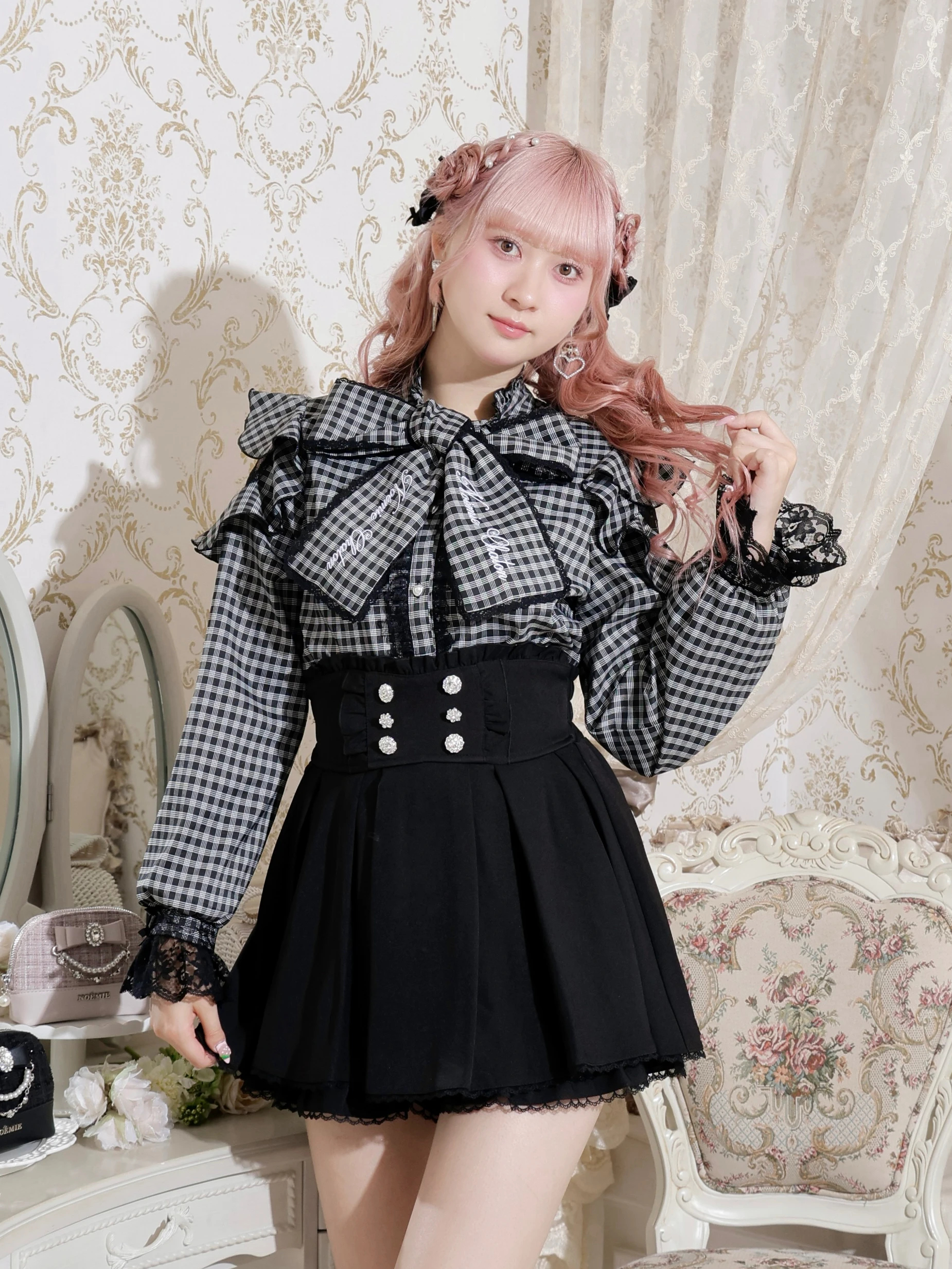 刺繡リボンオープンショルダーブラウス（シャツ・ブラウス｜オフ