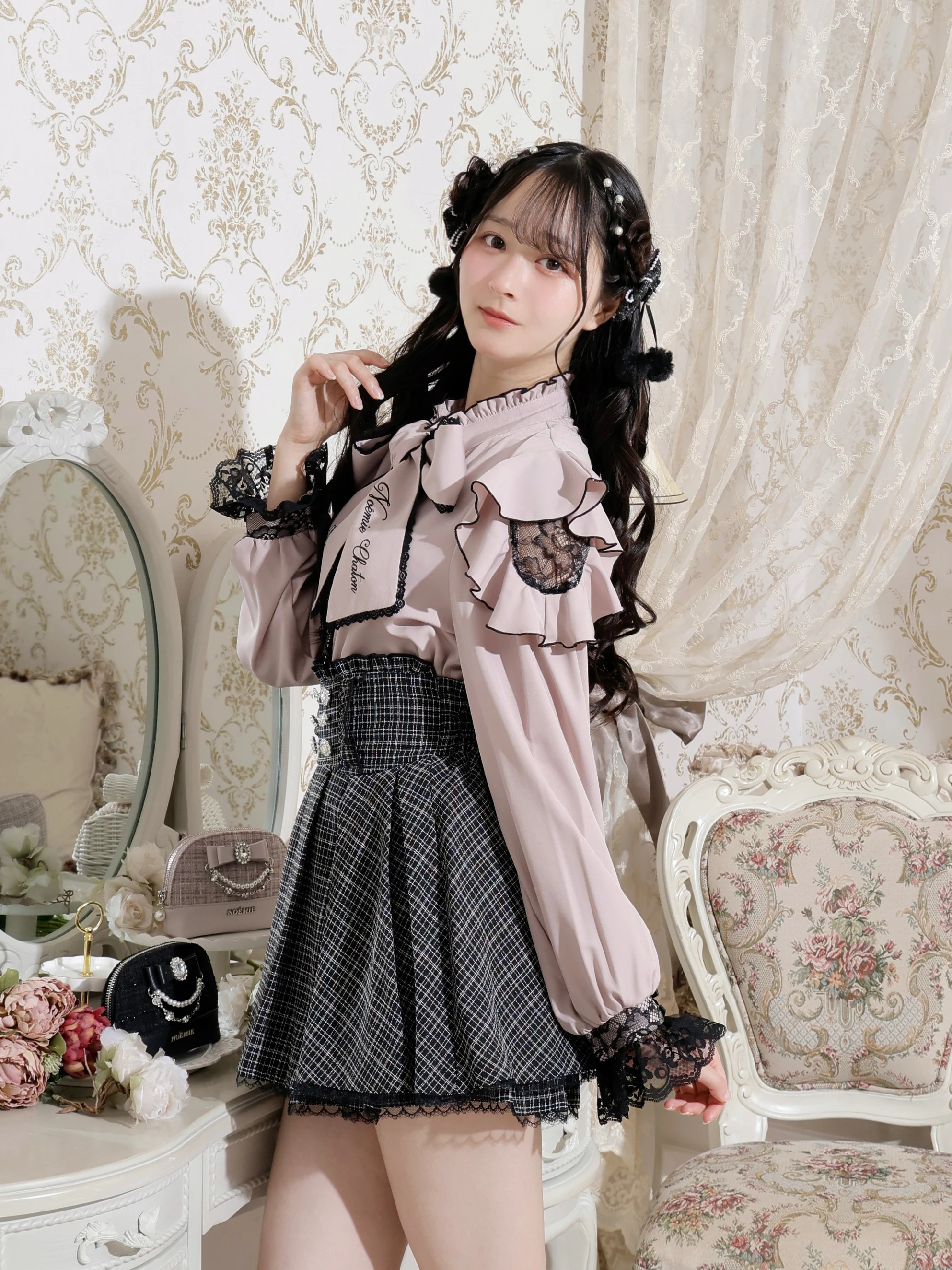 刺繡リボンオープンショルダーブラウス（シャツ・ブラウス｜オフ