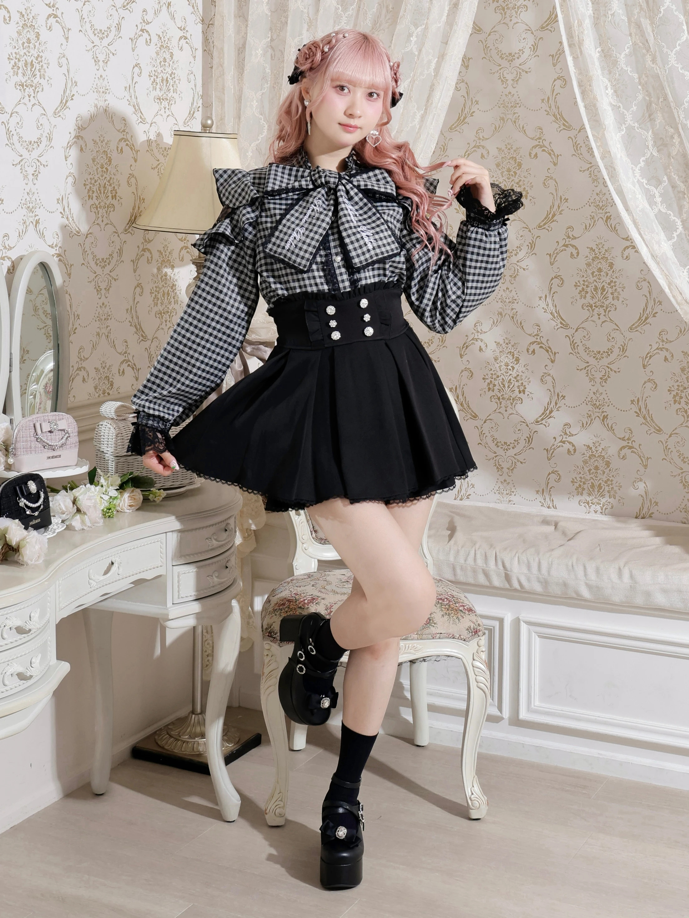 刺繡リボンオープンショルダーブラウス（シャツ・ブラウス｜オフ