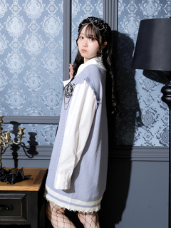 NOEMIE(ノエミー) |ケーブルフェイクレイヤーユニセックスニットベスト