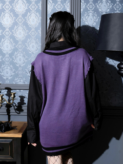 NOEMIE(ノエミー) |ケーブルフェイクレイヤーユニセックスニットベスト