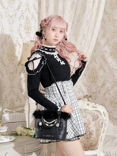 NOEMIE(ノエミー) |お嬢さんビジューモノグラム2wayショルダーファーバッグ