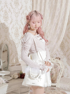 NOEMIE(ノエミー) |お嬢さんビジューモノグラム2wayショルダーファーバッグ