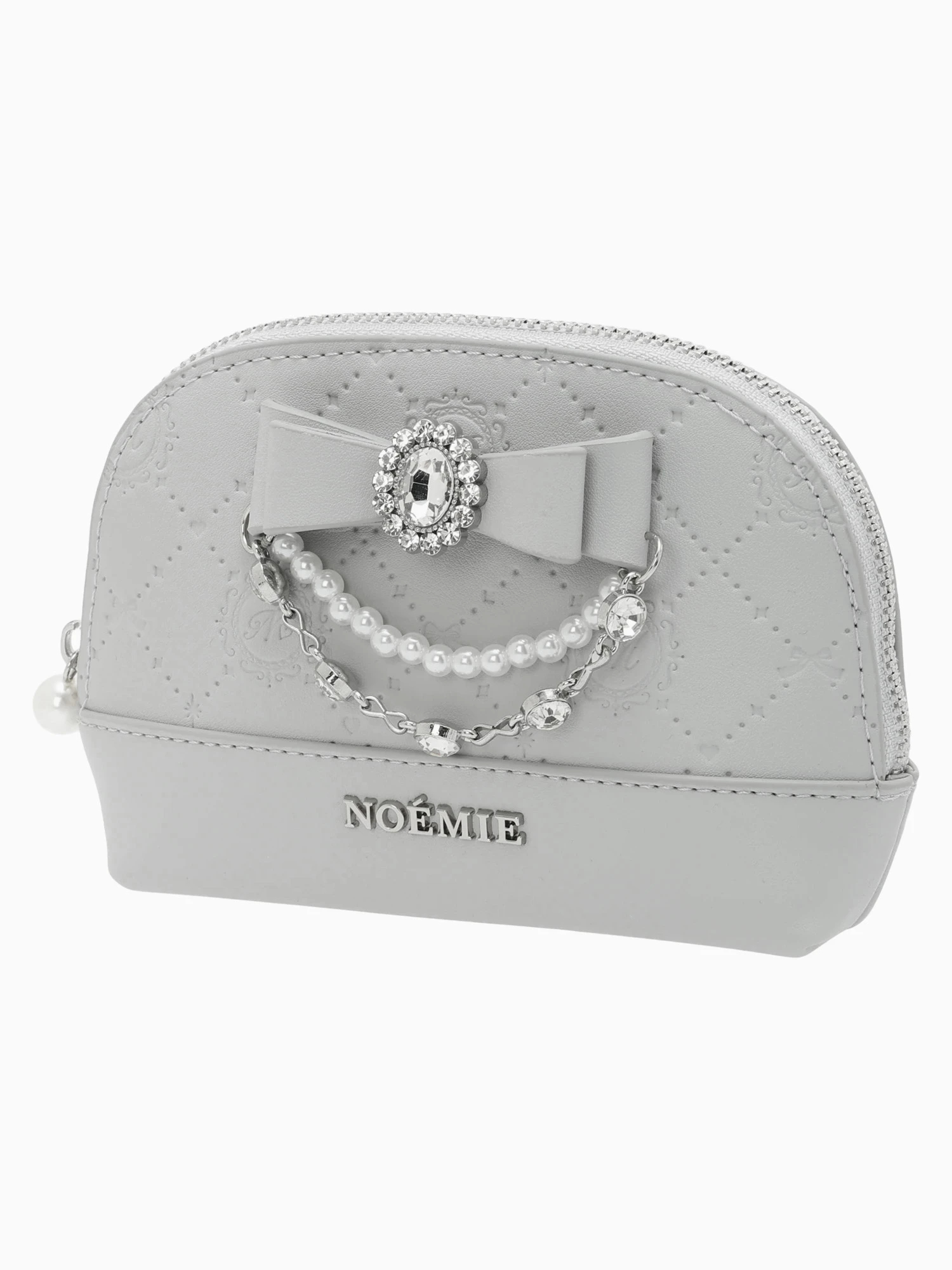 モノグラムエンボスポーチ（その他グッズ｜サックス・ペールピンク・黒