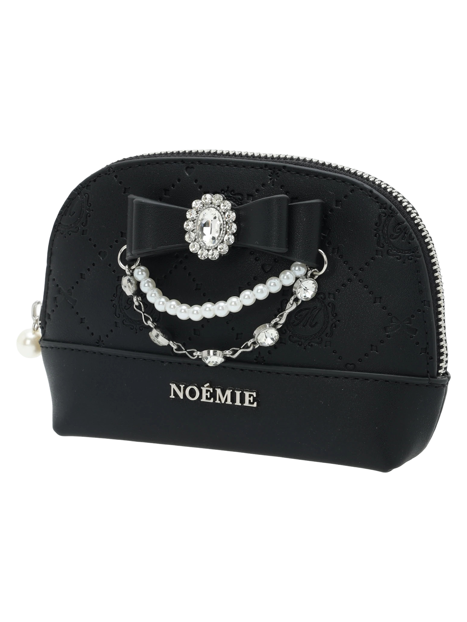 モノグラムエンボスポーチ（その他グッズ｜サックス・ペールピンク・黒