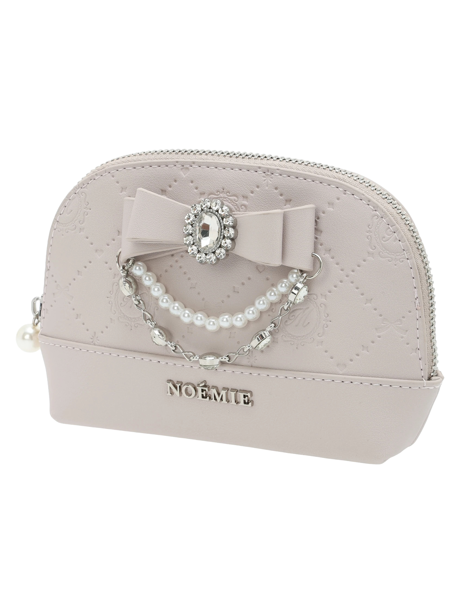 モノグラムエンボスポーチ（その他グッズ｜サックス・ペールピンク・黒