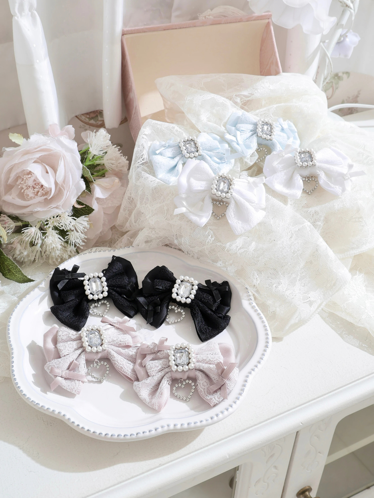 NOEMIE(ノエミー) |レースリボンツインテールクリップ