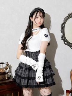 NOEMIE(ノエミー) |４WAYハートワッペンアームウォーマーカットソー