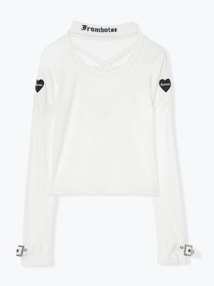 NOEMIE(ノエミー) |４WAYハートワッペンアームウォーマーカットソー