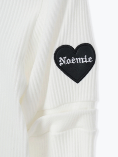 NOEMIE(ノエミー) |４WAYハートワッペンアームウォーマーカットソー