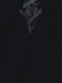 NOEMIE(ノエミー) |ゴシックローズヨークリボンカットソー