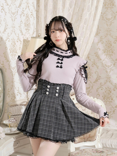 NOEMIE(ノエミー) |キラキラリボンオープンショルダープチハイカットソー