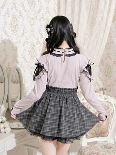 NOEMIE(ノエミー) |キラキラリボンオープンショルダープチハイカットソー