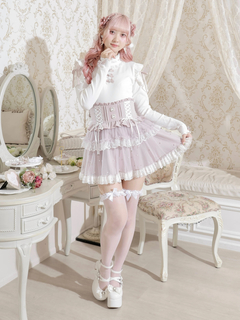 NOEMIE(ノエミー) |キラキラリボンオープンショルダープチハイカットソー