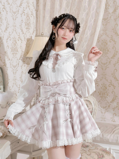 NOEMIE(ノエミー) |お嬢さんハートチャームレースアップカットソー