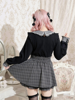 NOEMIE(ノエミー) |お嬢さんハートチャームレースアップカットソー