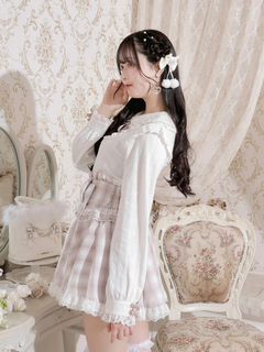 NOEMIE(ノエミー) |お嬢さんハートチャームレースアップカットソー