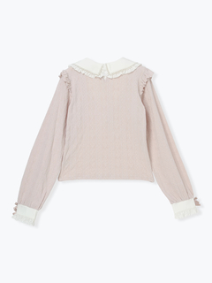 NOEMIE(ノエミー) |お嬢さんハートチャームレースアップカットソー