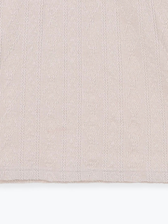 NOEMIE(ノエミー) |お嬢さんハートチャームレースアップカットソー