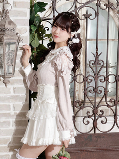 NOEMIE(ノエミー) |お嬢さんメニーリボンパールオープンショルダーカットソー