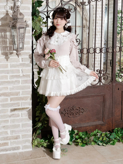 NOEMIE(ノエミー) |お嬢さんメニーリボンパールオープンショルダーカットソー