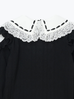 NOEMIE(ノエミー) |お嬢さんメニーリボンパールオープンショルダーカットソー