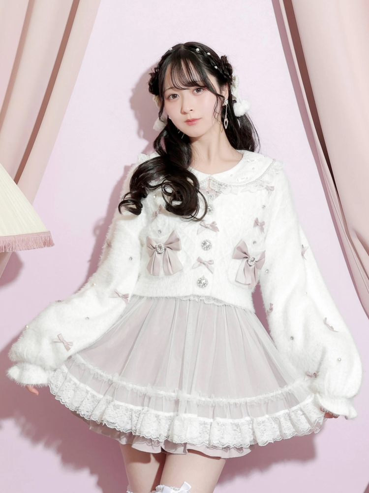 Sweet bunny セットアップ（セットアップ｜ピンク・黒・サックス